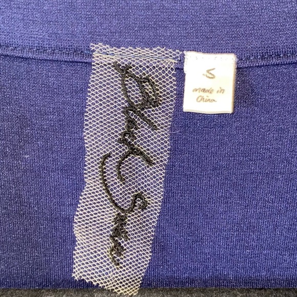 🎓 Black Swan Navy Plunge V Neck Zippered Front A Line Dress - Picture 4 of 6